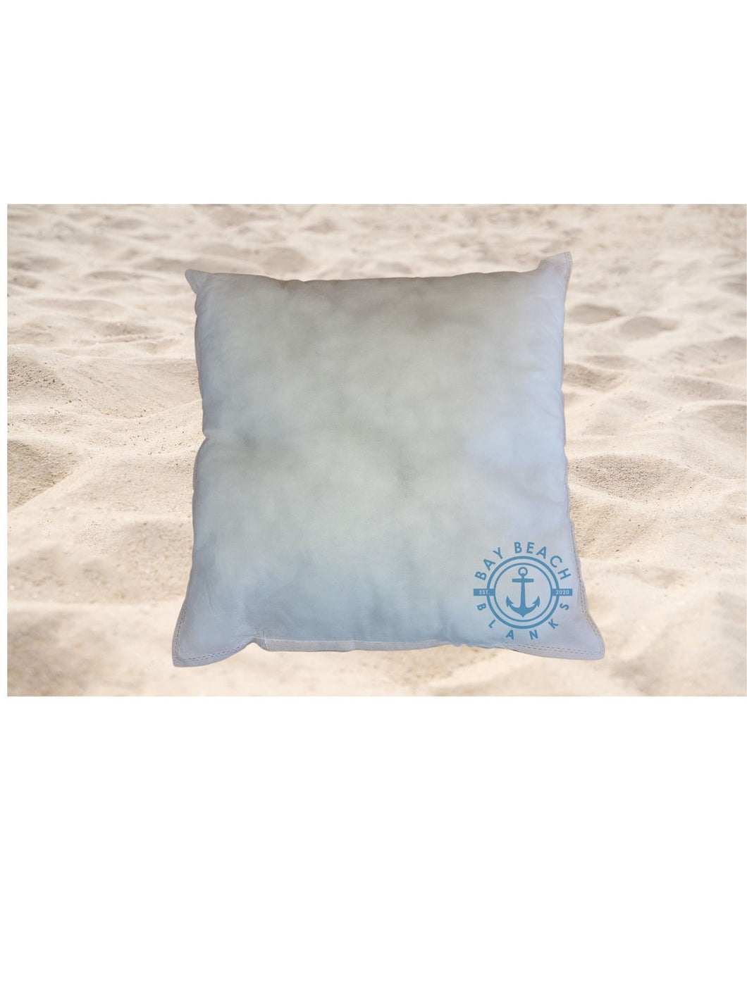 This 40 cm by 40 cm polyester filled pillow insert is available at Bay Beach Blanks. These can be machine washed and are the perfect size to fill the pillow cases after sublimation or vinyl is done to customize and personalize and make great gifts.