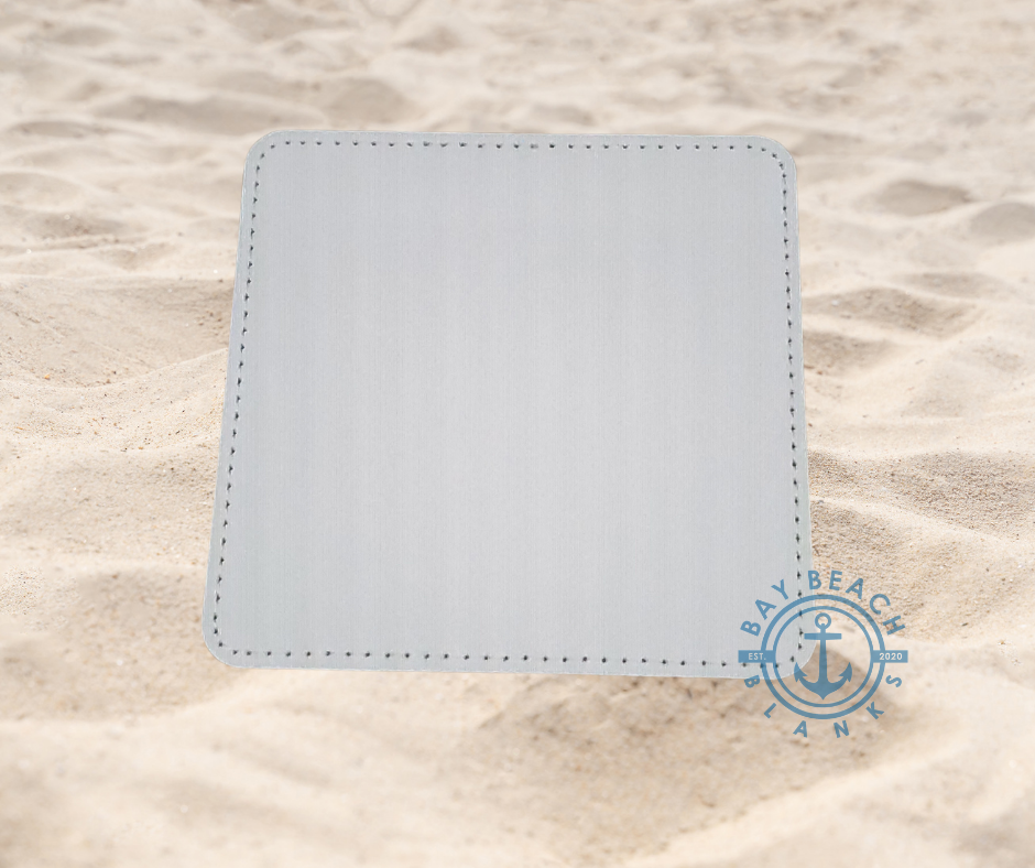 Sublimation Faux Leather Coaster - Bay Beach Blanks