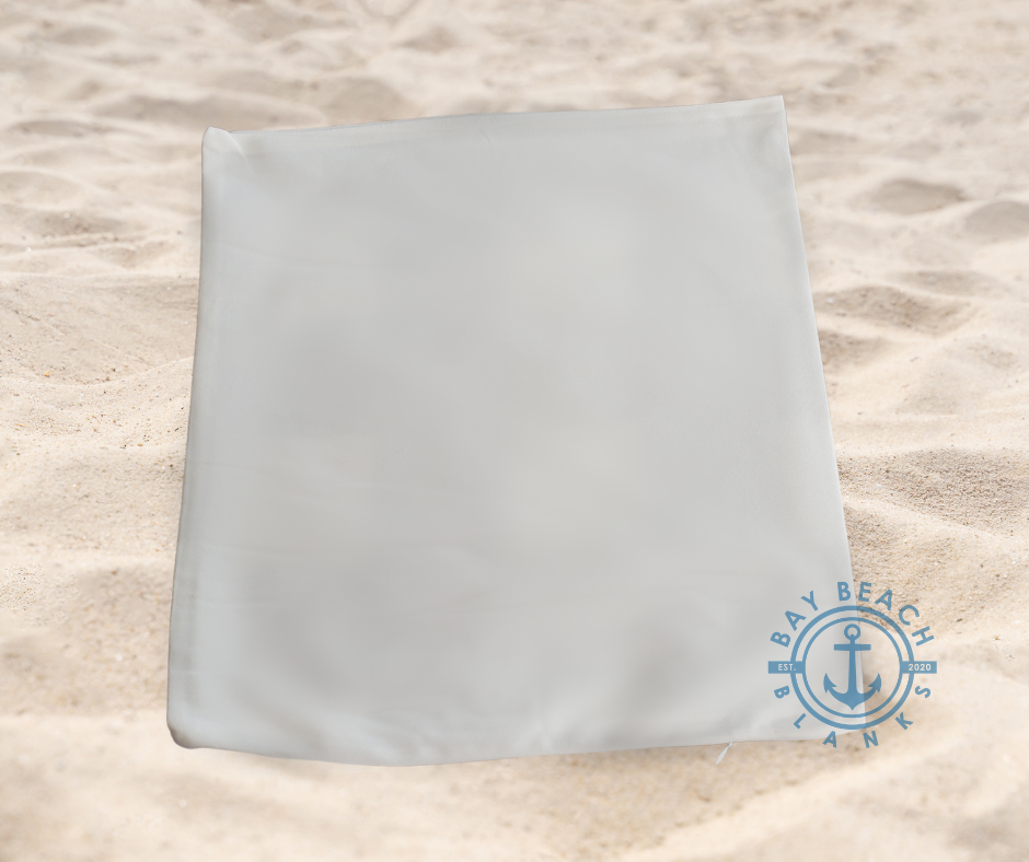 White Sublimation Pillow Case - Bay Beach Blanks