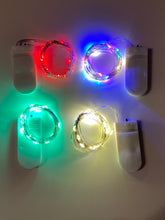 Load image into Gallery viewer, mini fairy lights for all your crafting needs. Great for decorating tumblers for light up cups. Available in white, red, green and multi coloured
