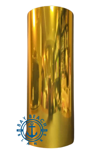 Mirror Chrome Gold -quailty adhesive vinyl, sticker crafting vinyl, holographic, mirror, fish scale, tumbler makers, Starbucks cold cup vinyl, Crystalac tumblers, travel cups, Epoxy tumbler makers, Niagara Falls Ontario Canada Craft supplies