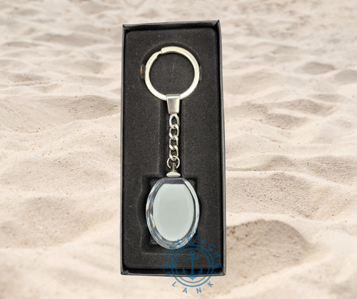 Sublimation Glass Key Chain - Bay Beach Blanks this oval glass keychain is for sublimation and make great gifts to customize and personalize 